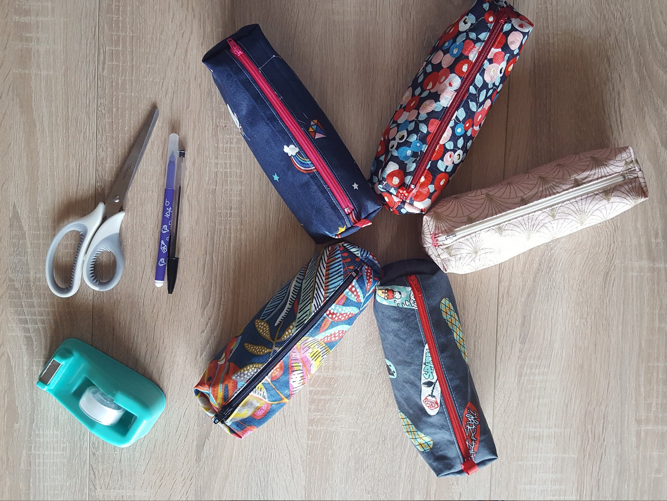 Trousse A Crayon Aux Motifs Personnalisable