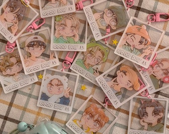 SVT photo KEYCHAINS, seventeen, kpop, scoups wonwoo vernon mingyu dino minghao jun hoshi joshua jeonghan woozi dk seungkwan