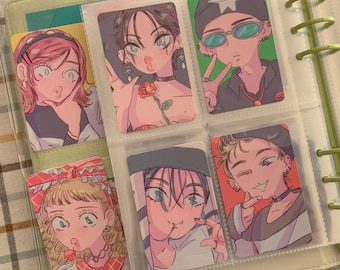 BLAST PHOTOCARDS, black stones, nana, ai yazawa, nobu, shin, yasu, misato, hachi