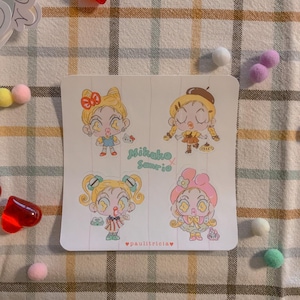 MIKAKO MINI sticker sheet, gokinjo monogatari, ai yazawa