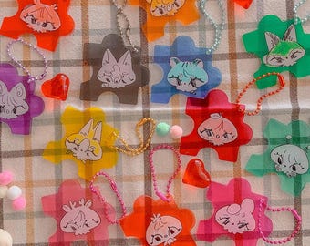 LOONA Lightstick Keychains K-pop Girl Group - Bag Charm - Etsy