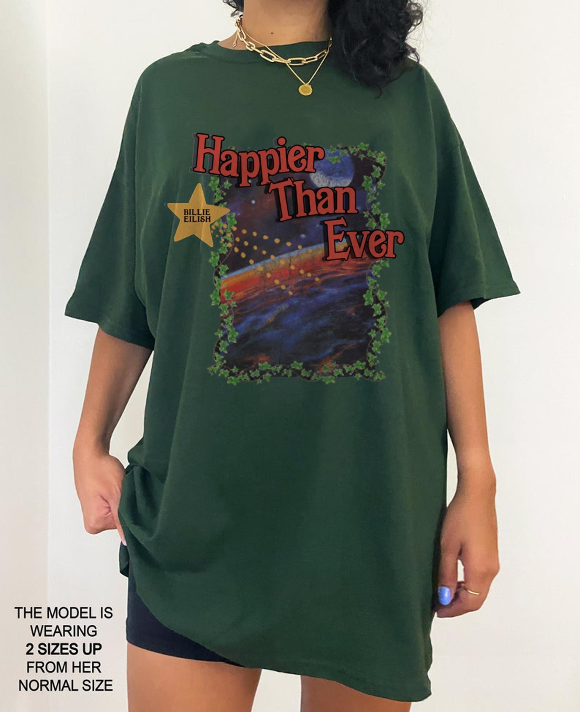 billie eilish world tour shirt