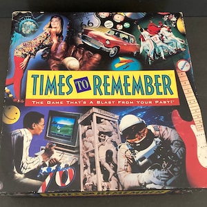 Things to Remember Vintage Board Game from Milton Bradley in 1991.