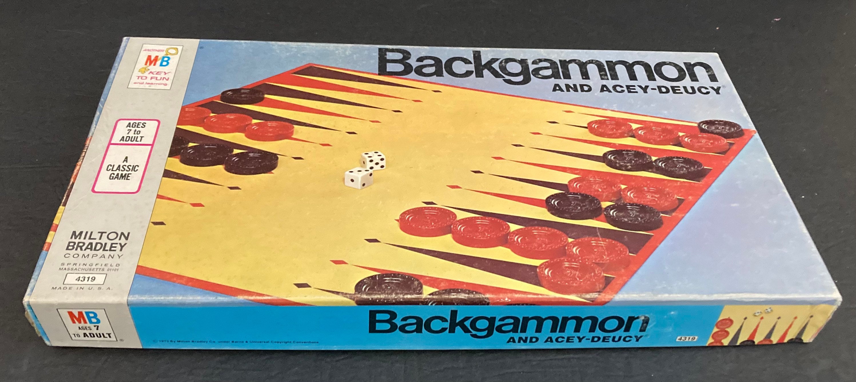 Vintage Backgammon and Aceyducey Game by Milton Bradley From Etsy