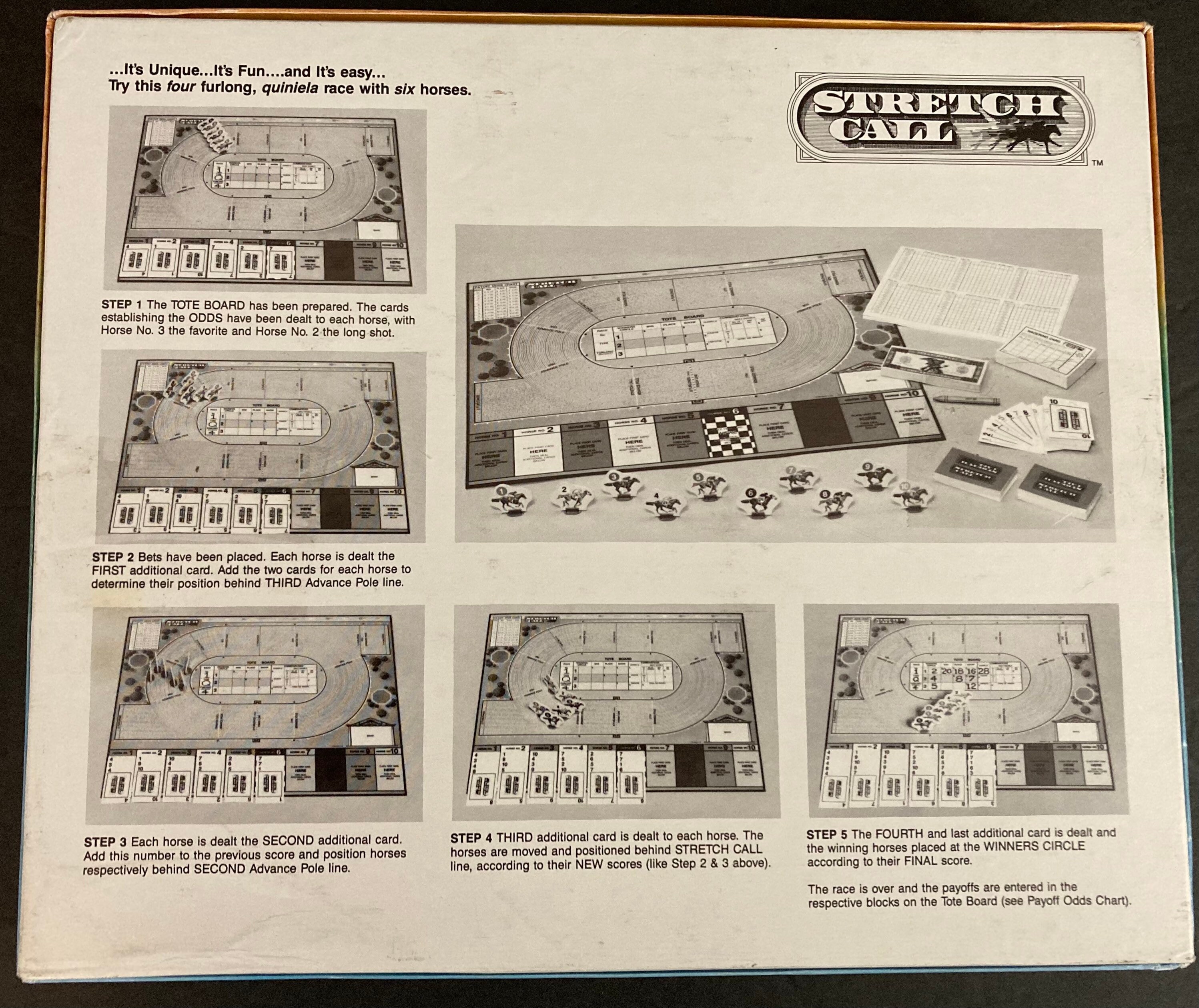 Stretch Call Board Game by Sevedeo A. Vigil From 1986 Etsy