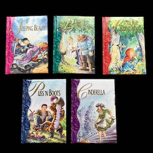 Vintage 1995 Fairy Tale Book Set: Storytime Classics Library