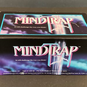 Vintage MindTrap Game from 1991 by MindTrap Games Inc.