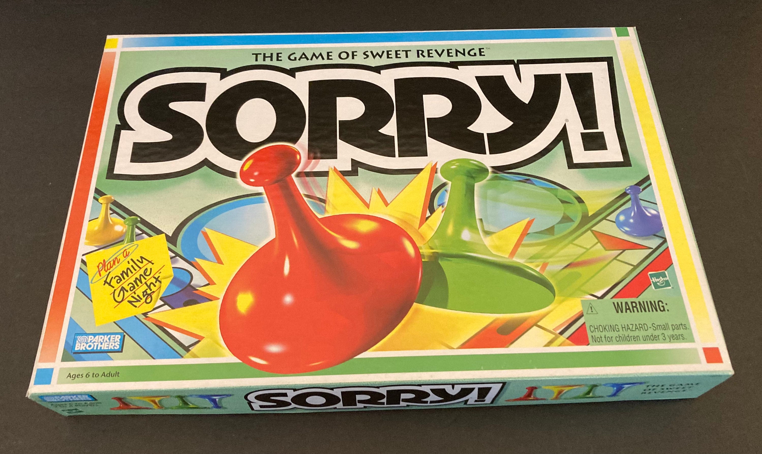  Hasbro Gaming Sorry! Family Board Games for Kids and