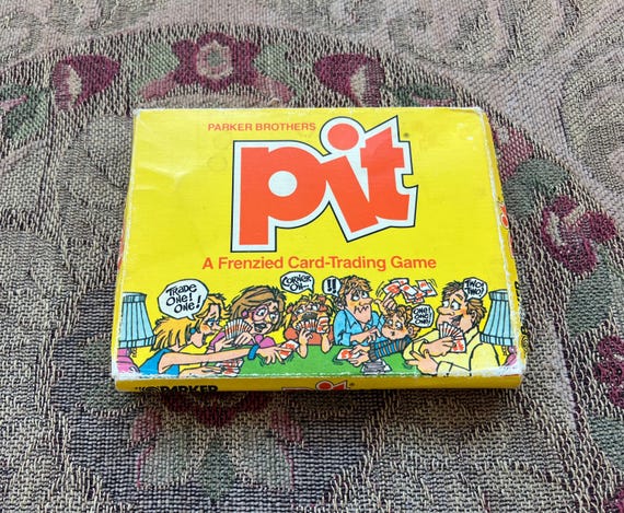 Vintage PIT Card Game - Parker Brothers 1983 - Commodities Trading