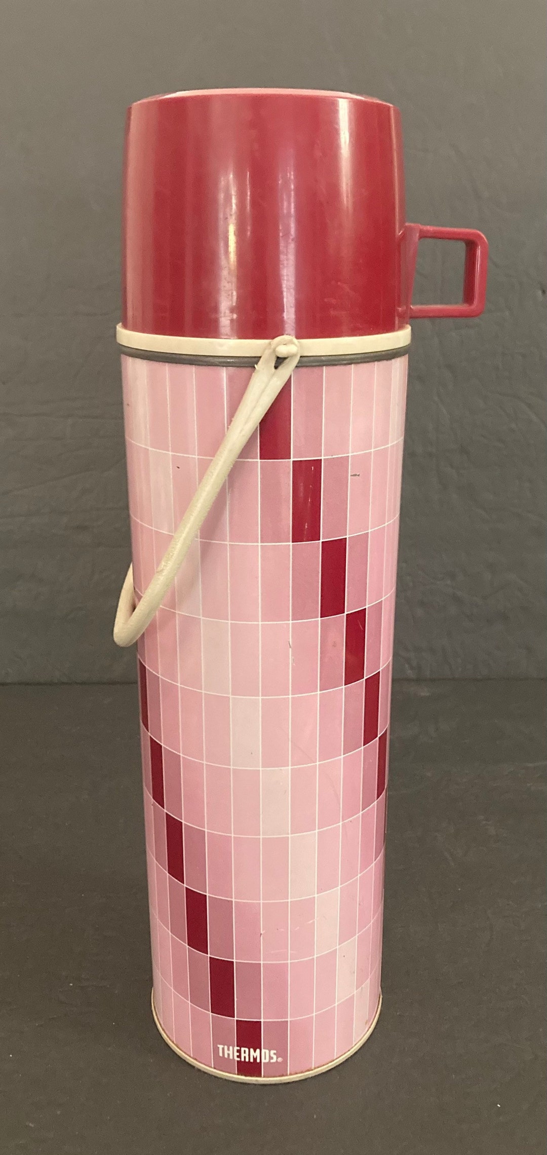 Vintage Thermos 1970's Handle Bar Vacuum Bottle King Etsy