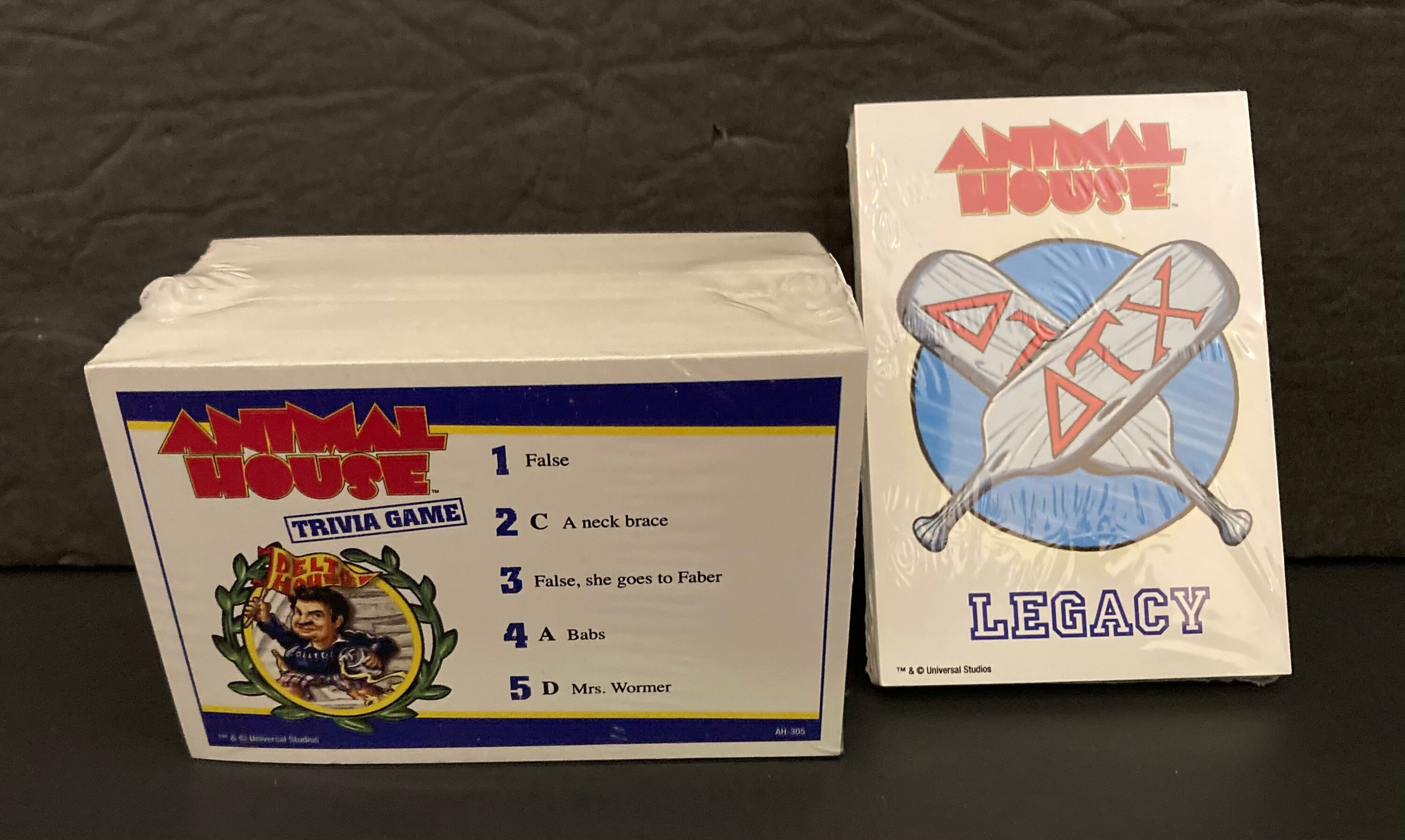 Animal House Trivia Game 1000 Questions Playing Cards Etsy