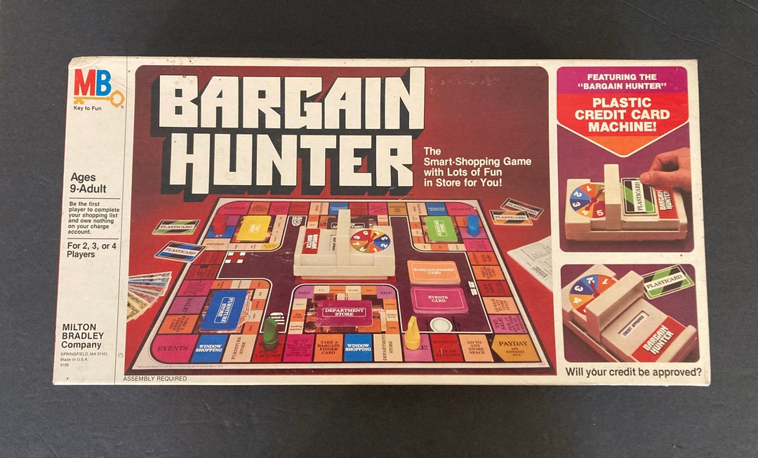 Bargain Hunter Game by Milton Bradley From 1981. the Etsy