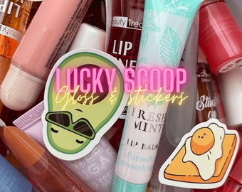 Lucky Scoop Größe M | Riesige Überraschungstüte mit 15 Produkten | 15 Mystery-Produkte mit 5 Überraschungsgeschenken im Inneren
