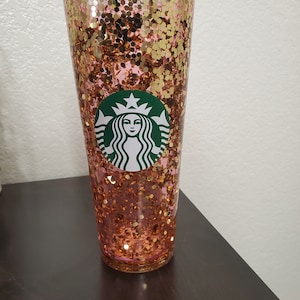 Starbucks snowglobe tumbler