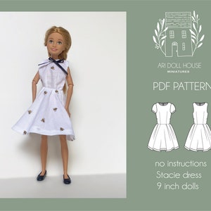 PDF pattern Stacie dress (pdf sewing pattern instant download)