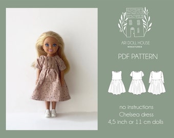 PDF pattern Chelsea dress (pdf sewing pattern instant download)