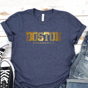 Boston T-shirt, Boston Massachusetts Shirt, Massachusetts Shirt, Boston Gift, Boston Lover Tee, Boston City T-Shirt, City Of America Shirt