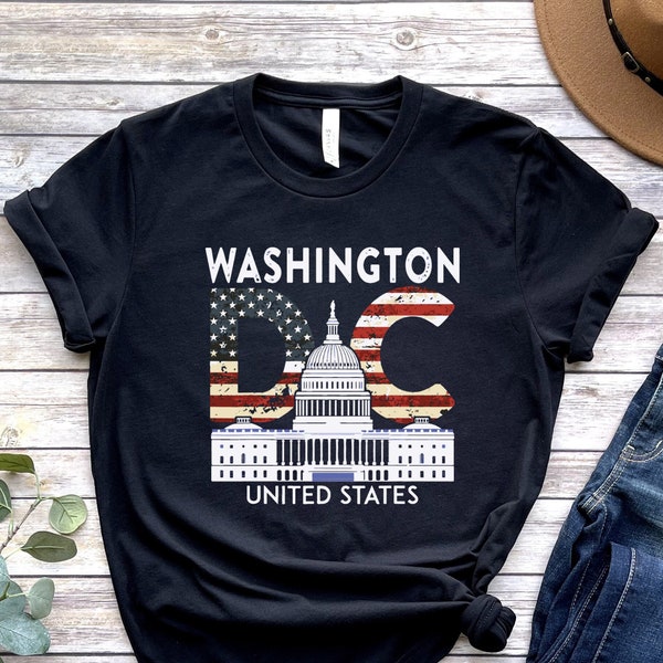 Washington Dc Shirt, Washington State Shirt, Us Capital Building Shirt, USA Travel Shirt, Washington Dc, White House T-shirt, Travallers Tee