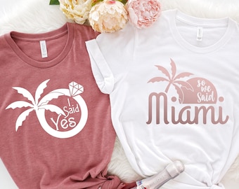 Miami Bachelorette Party Shirt, Bridal Party Beach Vacation