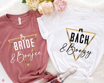 Bride & Boujee Bachelorette Party T-Shirts, Bridal Shower Tees