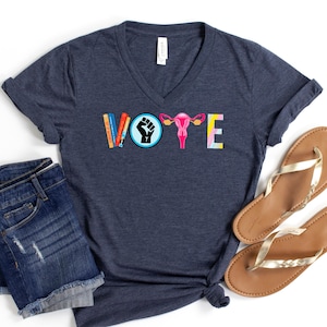 VOTE V-Neck Shirt, Banned Books T-shirt, Election V-neck Shirt, BLM Shirts, Reproductive Rights Shirt, Roe v Wade Shirt, Political Activism