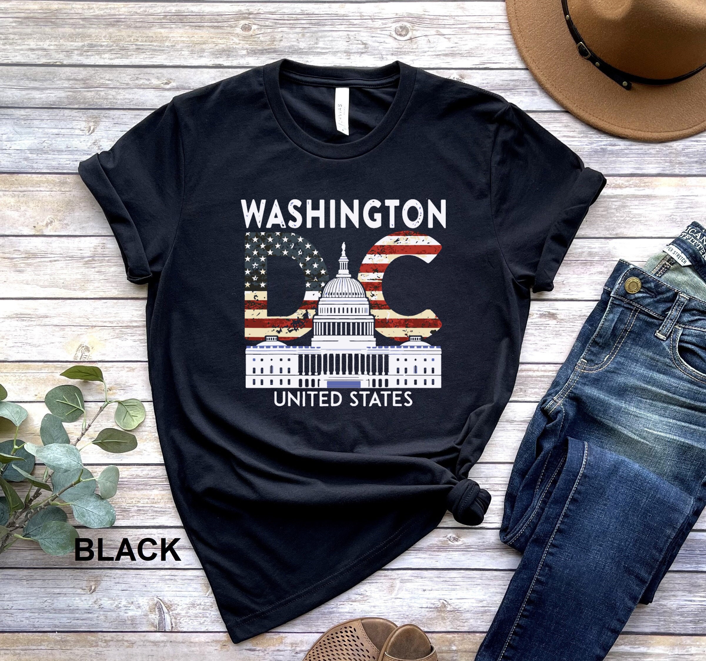 Washington DC D.C. Vintage Souvenir T-Shirt Size XL So Much To See