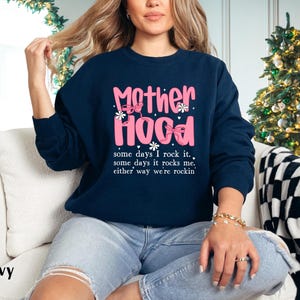 Mama Sweatshirt, Rock Mom Hoodie, Funny Mom Hoodie, Motherhood Sweater, Mothers Day Gift, Cozy Mom Sweatshirt, Gift for Mom, Mom Sweater