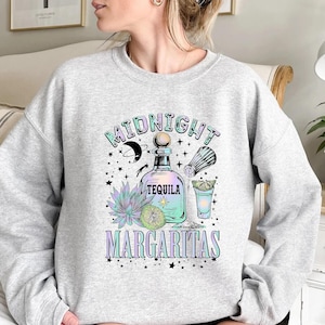 Midnight Margaritas Sweatshirt, Practical Magic Sweatshirt, Halloween Sweat, Witchy Women, Halloween Party Tees, Witch Vibes, Tequila Shirt