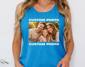 Comfort Colors®Custom Photo Unisex Soft %100 Cotton Tank Top