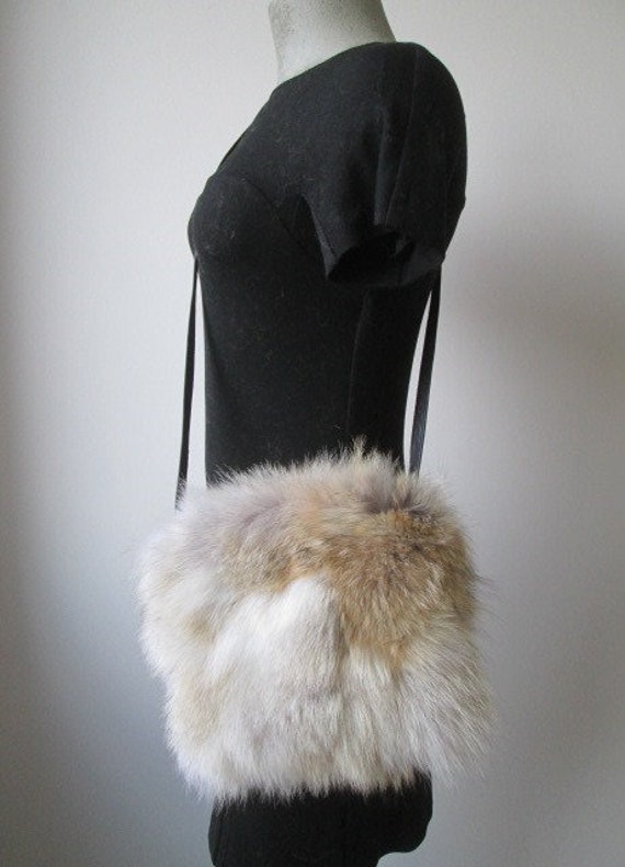 Faux Fur Crossbody Handbag | White - Threadfare Children's Boutique