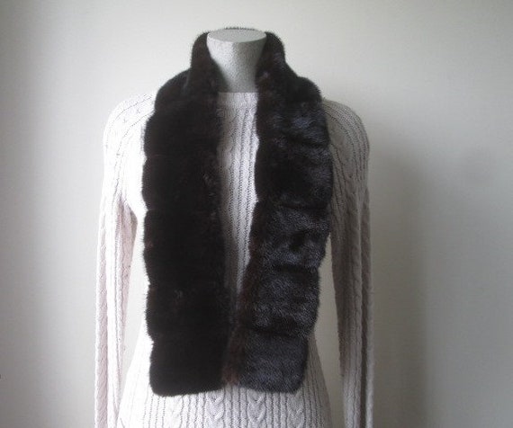 Men s NEW Mink Fur Scarf SALE Etsy Ireland