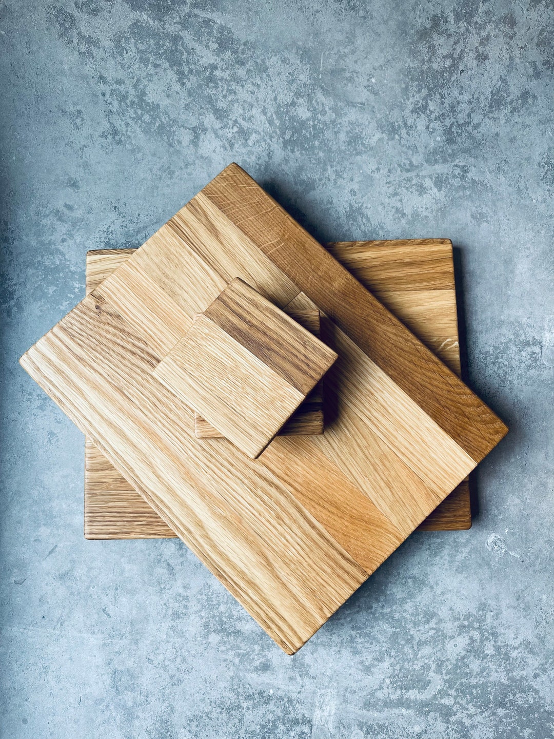 Wooden Placemats and Coasters Oak Table Mast Solid Oak Etsy UK