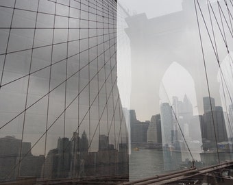 Brooklyn Bridge w/ City Skyline - Photography Print