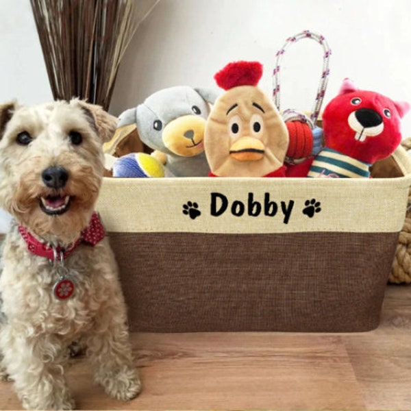 Dog Toy Basket Etsy UK