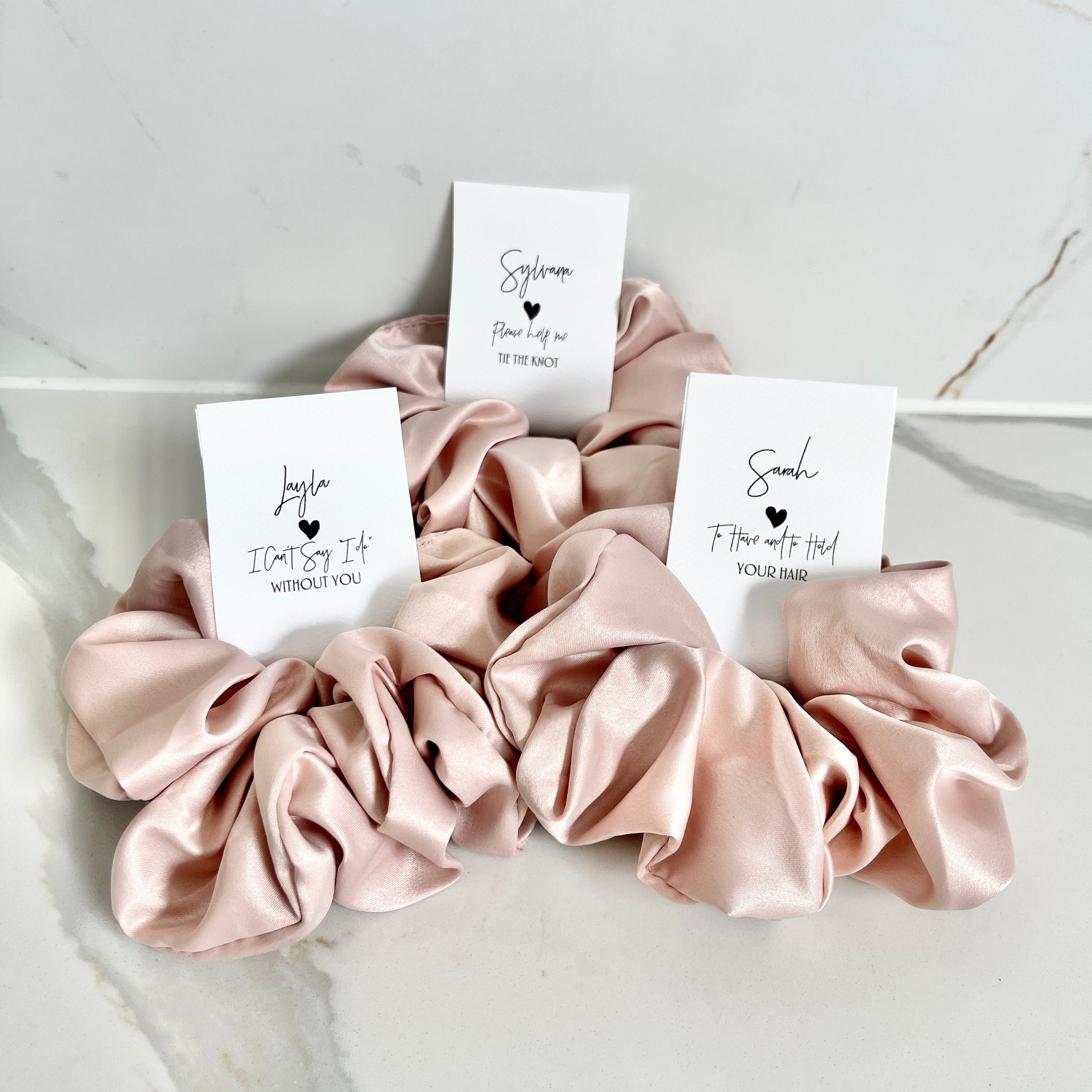 Pack of scrunchies. $4 each. Pick and choose which ones you want. Message me! ScrunchMiez 4 Pack Shimmer Series - Party Friendz Pack with  main image 3