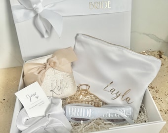 BRIDE = Bride Gift Box Personalised Jewellery Box Bride Sunglasses Bridesmaid gift to bride Personalised Proposal gift Box wedding gift