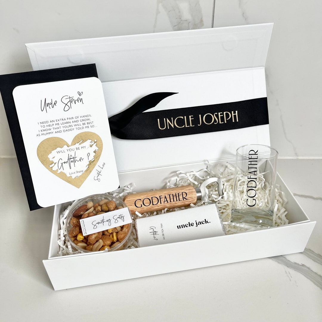 Will You Be My Godfather? Personalised Gift Box Godfather Gifts