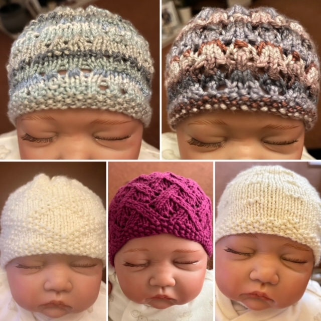 Baby Hat Knitting Patterns Etsy