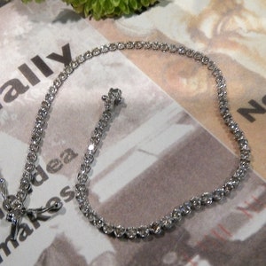 Pulseras de tenis de 4 puntas con diamantes naturales de oro macizo de 18 quilates 1-5 quilates / Pulsera de tenis de novia de 18 quilates / Pulsera de tenis de diamantes reales de 18 quilates