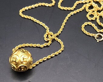 値引きする 新品?24K金蛇の骨のネックレスゴールド9998086 ?新品?24K