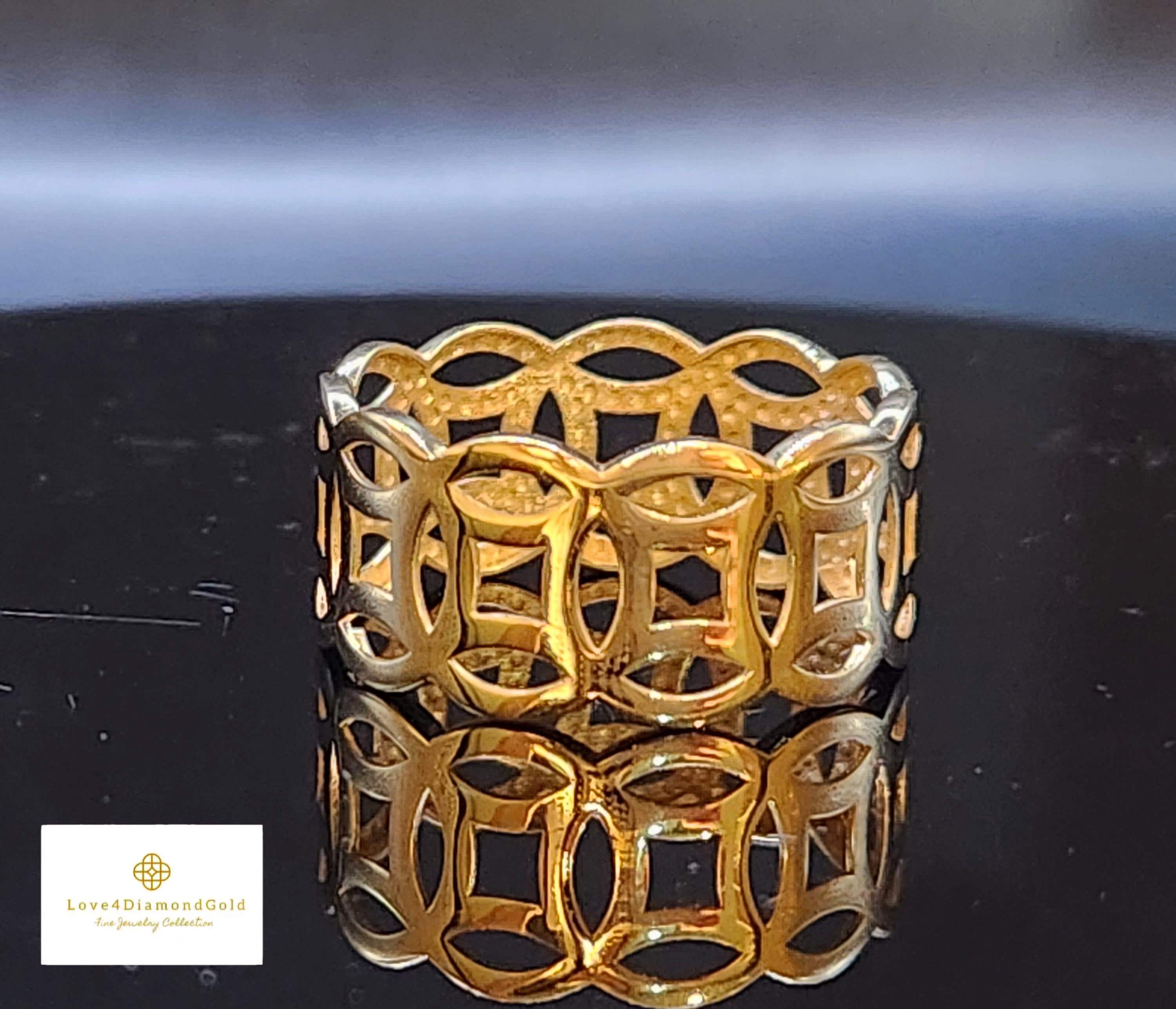 パーツ Columbus K18 Gold x Sterling Silver Ring Columbus K18 Gold