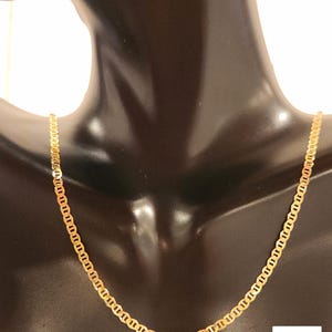18K GENUINE Solid Gold Layering Chain 18K Gold Chain - Real 18K Gold Chain Necklace 18K Shiny Gold Chain Necklace  Birthday Gift Unisex