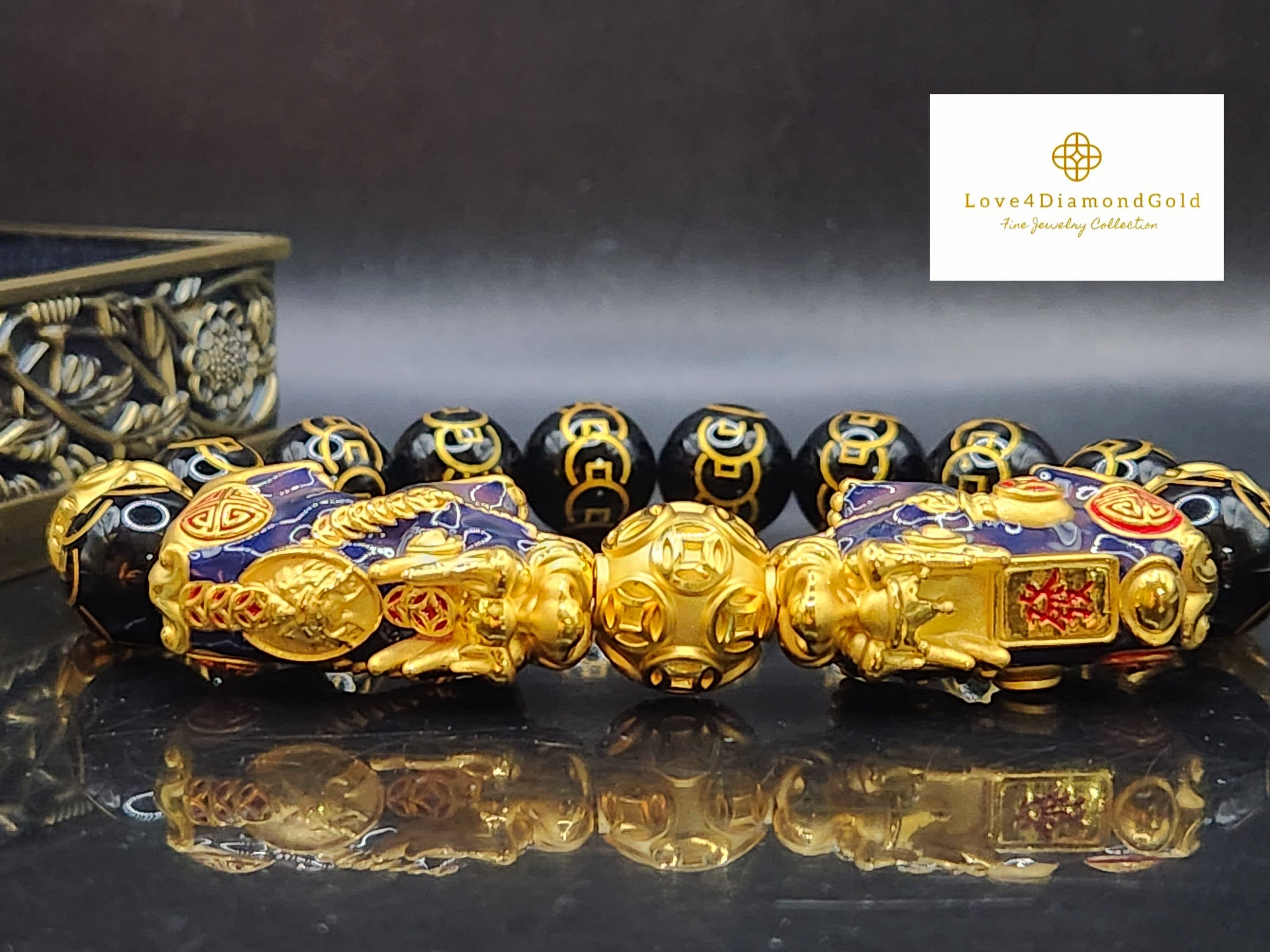 999 real gold yuanbao 24k pure gold pixiu fine gold jewelry gold charms for  bracelets about 0.5g-0.85g
