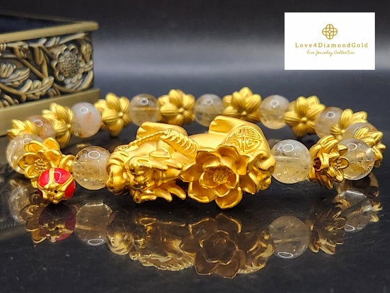 K24 GOLD PIYAO BRACELET(BIG PIYAO)