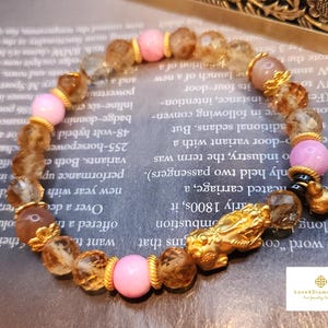 24K 999 Pure Gold 3D Pixiu With Black Onyx Bead Bracelet 24K 999 Pure Gold 3D Pixiu With Black Onyx Bead Bracelet