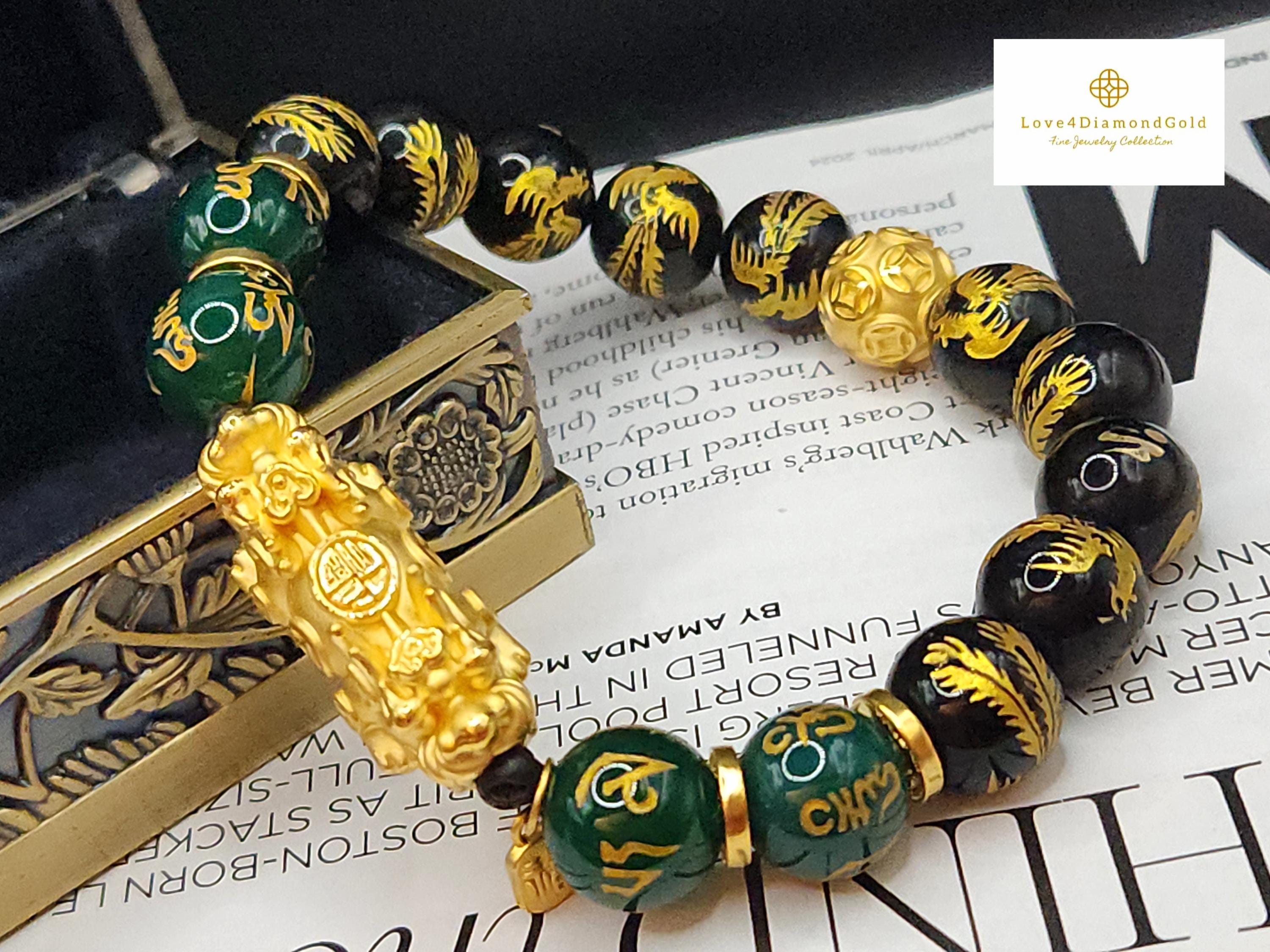 Real 24K Gold Pixiu Bracelet Feng Shui Bracelet Double Pixiu Bracelet 24K  Wealth Bracelet Money Ball Bracelet Lucky Bracelet Fine Jewelry - Etsy