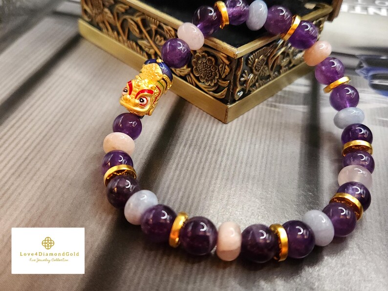 24K Solid Gold Dragon Bracelet Real 24K Dragon Dance Bracelet 24K Gold