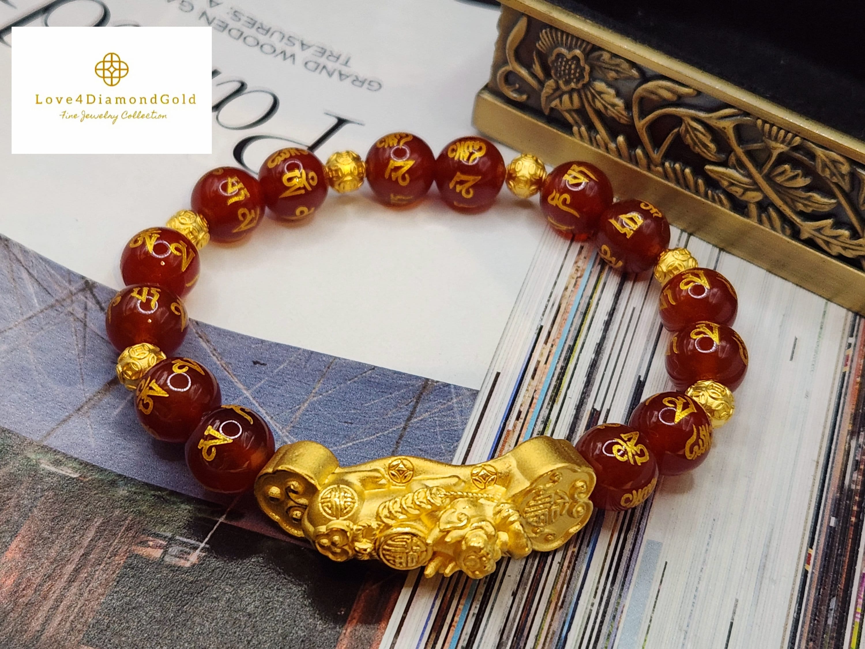24K Real Feng Shui Bracelet 24K Lucky Ruyi Bracelet 24K 24K Real Feng Shui Bracelet 24K Lucky Ruyi Bracelet 24K