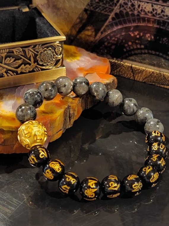 24K Real Gold Money Ball Bracelet Real 24K Bracelet Pure Gold Feng