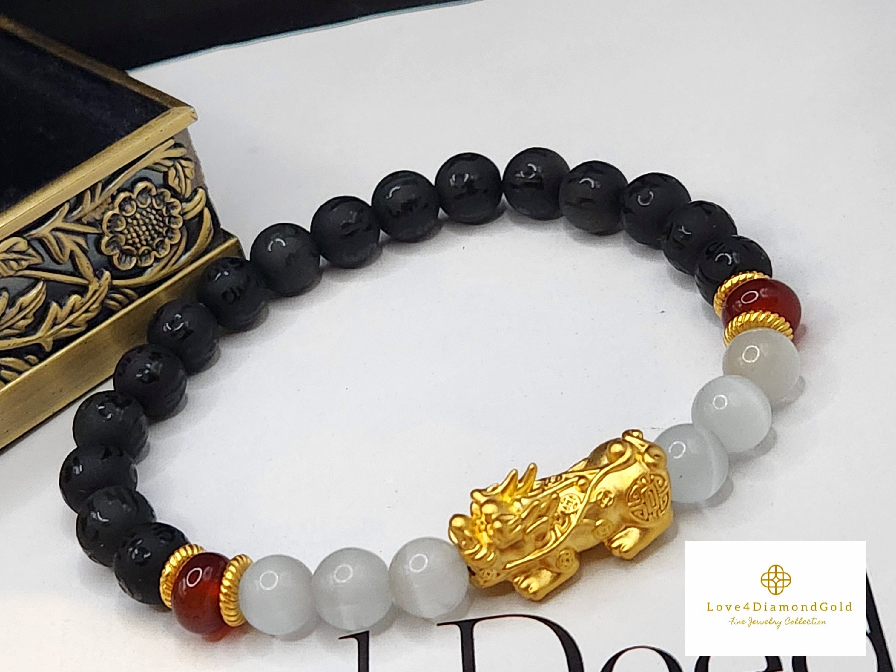 Real 24K Gold Pixiu Bracelet 24K Real Feng Shui Bracelet 24K Real 24K Gold Pixiu Bracelet 24K Real Feng Shui Bracelet 24K